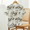 Women's Basic Round Neck Short Sleeve T-Shirt Minimalist Tie Dye Soft Top for Daily Casual & Loungewear