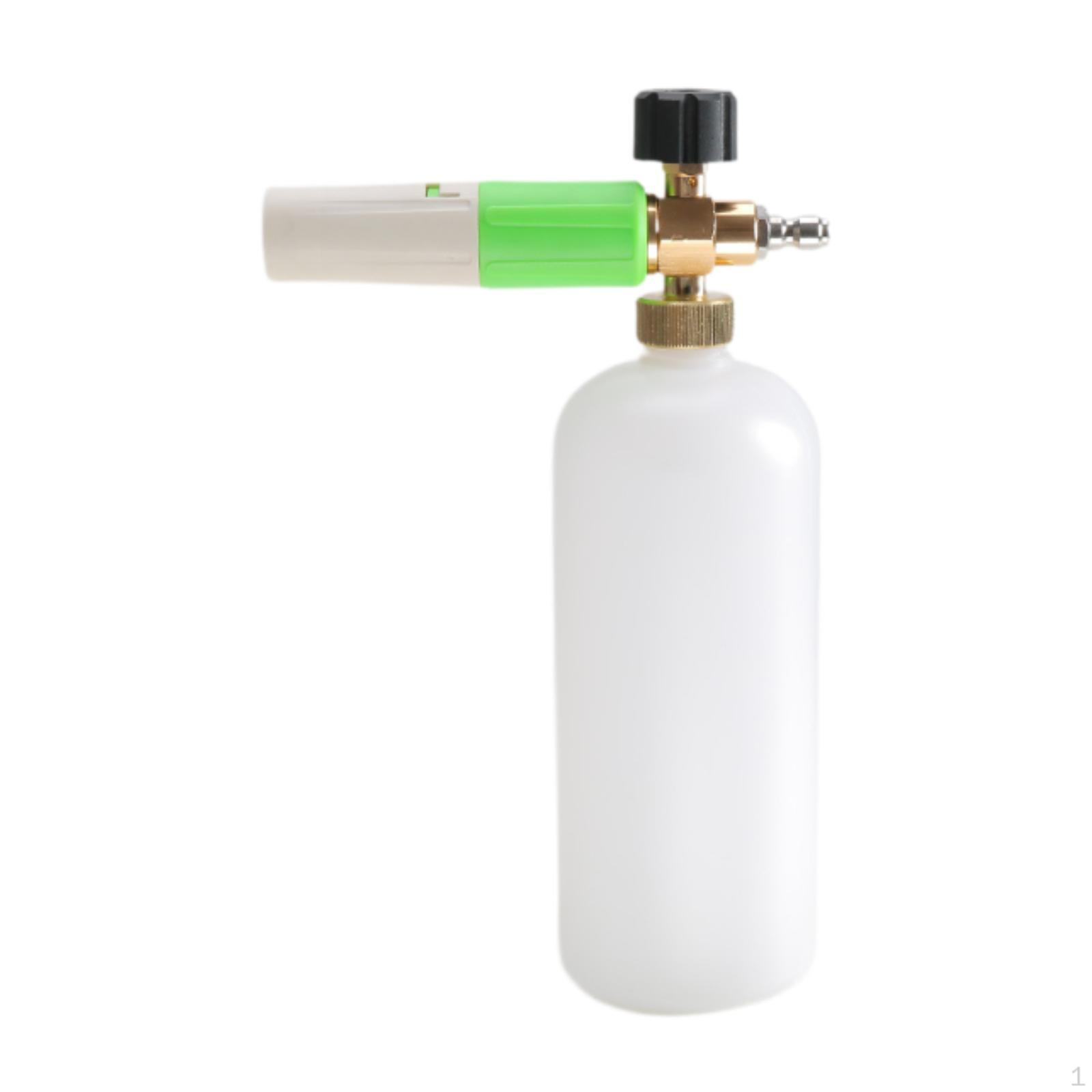 

High Pressure Foam Sprayer Automotive Detailing Multipurpose Aluminum Alloy Professional Car Wash зелений