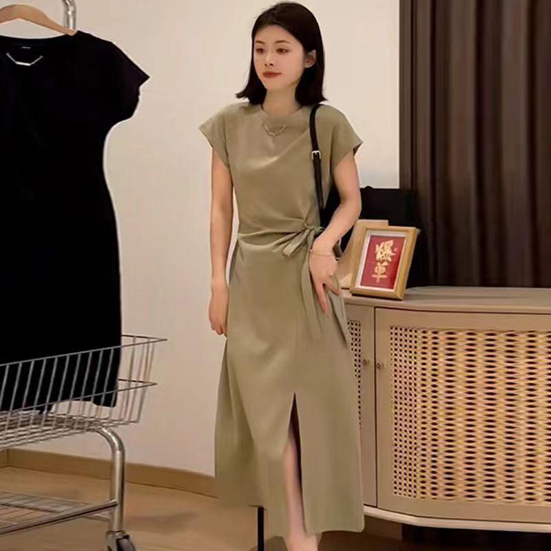 Hepburn-Style Black Petite Tea Break Dress - Summer 2024 French Design