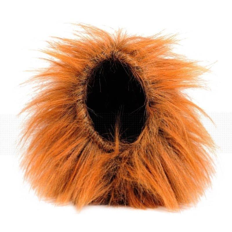 New Pet Hat Costume Lion Mane Cat Wig Halloween Dress Up With Ears Pet Hat Lion Mane Wig Cute Pet Cos