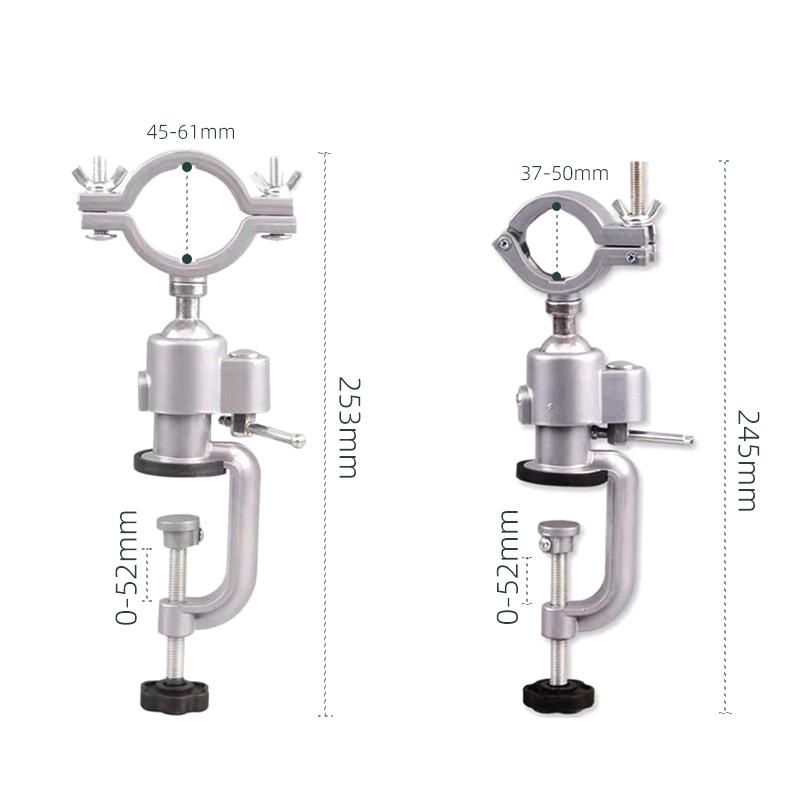 Multifunctional Rotating Table Vise Swivel Stand Bench Vise Clamp Electric Drill Stand Holder Bracket