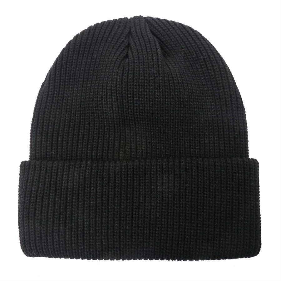 Solid color warm knitted hat thickened wool hat autumn and winter candy color fashionable men's and women's extra pullover hat