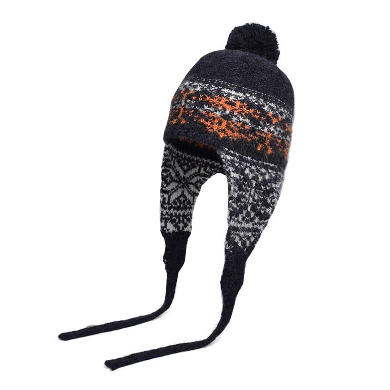 Winter Blend Knit Hat With Ear Cover For Women Stylish Casual And Warm Fashion Accessory