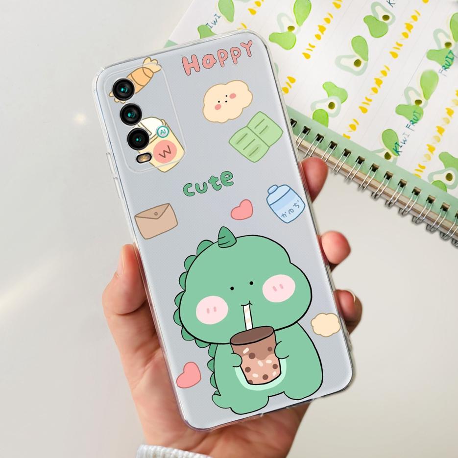 For Xiaomi Redmi 9T Case Cute Fashion Painted Cover Clear Silicone Soft Slim Phone Case For Xiaomi Redmi 9T Redmi9T Fundas Coque