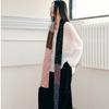 Korean Dopamine Gradient Color Matching Warm Scarf Winter High End Thickened Soft Waxy Knitted Scarf Versatile Shawl