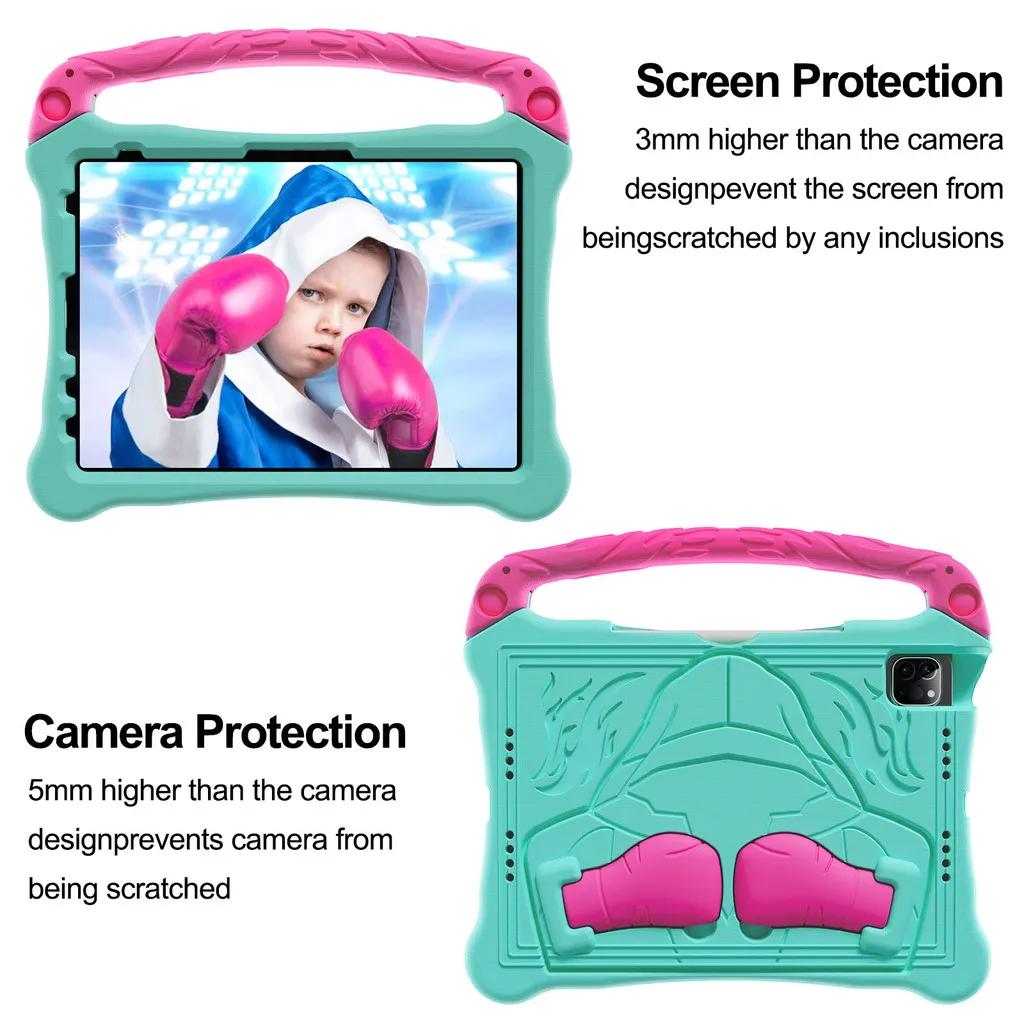 Kids EVA Tablet Funda for New IPad A16 11 10 Th Generation 7 8 9 Th A17 Pro 11 Air M3 M2 Mini Air 7 6 5 4 Stand Shockproof Case