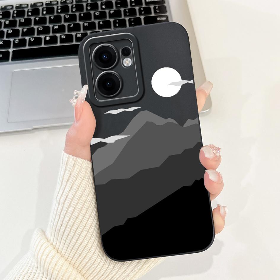 For Oppo Reno 13F 5G Case Fashion Sunset Girls Astronaut Coque Soft Silicone Phone Cover For OPPO Reno13 FS RENO13F CPH2699 Capa