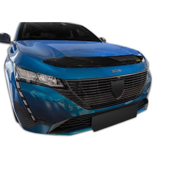 SCOUTT | Bra Capot Déflecteur Protection Pour Peugeot 308 Depuis 2021, Aérodynamique, Assemblage Facile, Aucun perçage requis