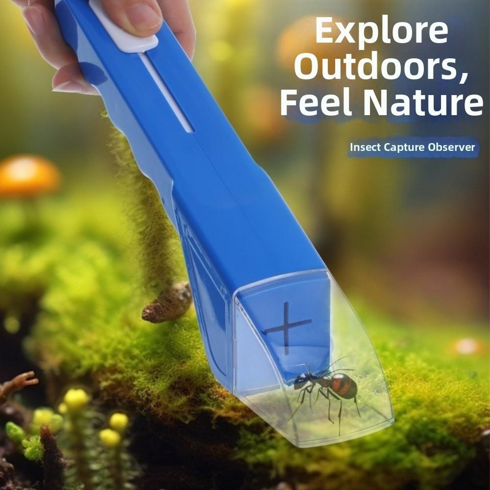 Fly Grabber Quick Release Worm Catcher Magnifying Flying Insect Trap Insect Catcher  for Kids