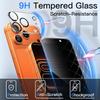 6 in 1 Privacy Tempered Glass for iPhone Duo 18Pro Max Anti-Spy Screen Protector with Camera Lens Film for iPhone 17Air 17Pro2