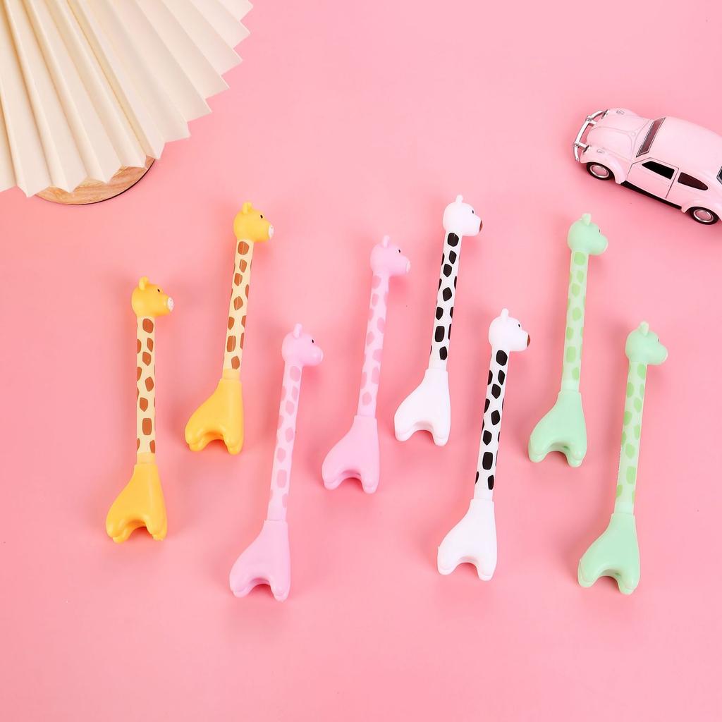 10Pcs Giraffe Neutral Pen, Used for Office Work, Problem Solving, Signature Writing, Diary, Note Taking, Student Classroom Prizes, Friend Gathering Gi
