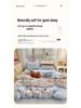 A-Class Mother & Baby 4-Piece Super Soft Puff Cotton Bedding Set: Duvet Cover & Fitted Sheet for Dorms