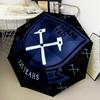 1PC West Football Printed Umbrella Folding umbrella, automatic umbrella 8-Frame for Travel, camping Fan gifts Christmas Gifts