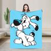 Asterix And Obelix Blanket Fleece Spring/Autumn Dogmatix Idefix Ideafix Obelix Dog Throw Blankets for Bedding Bedding Throws