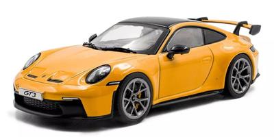 SOLIDO Maßstab Porsche 911 GT3 2023 Fertigmodell S4312504 1/43 (992) (Gelb)