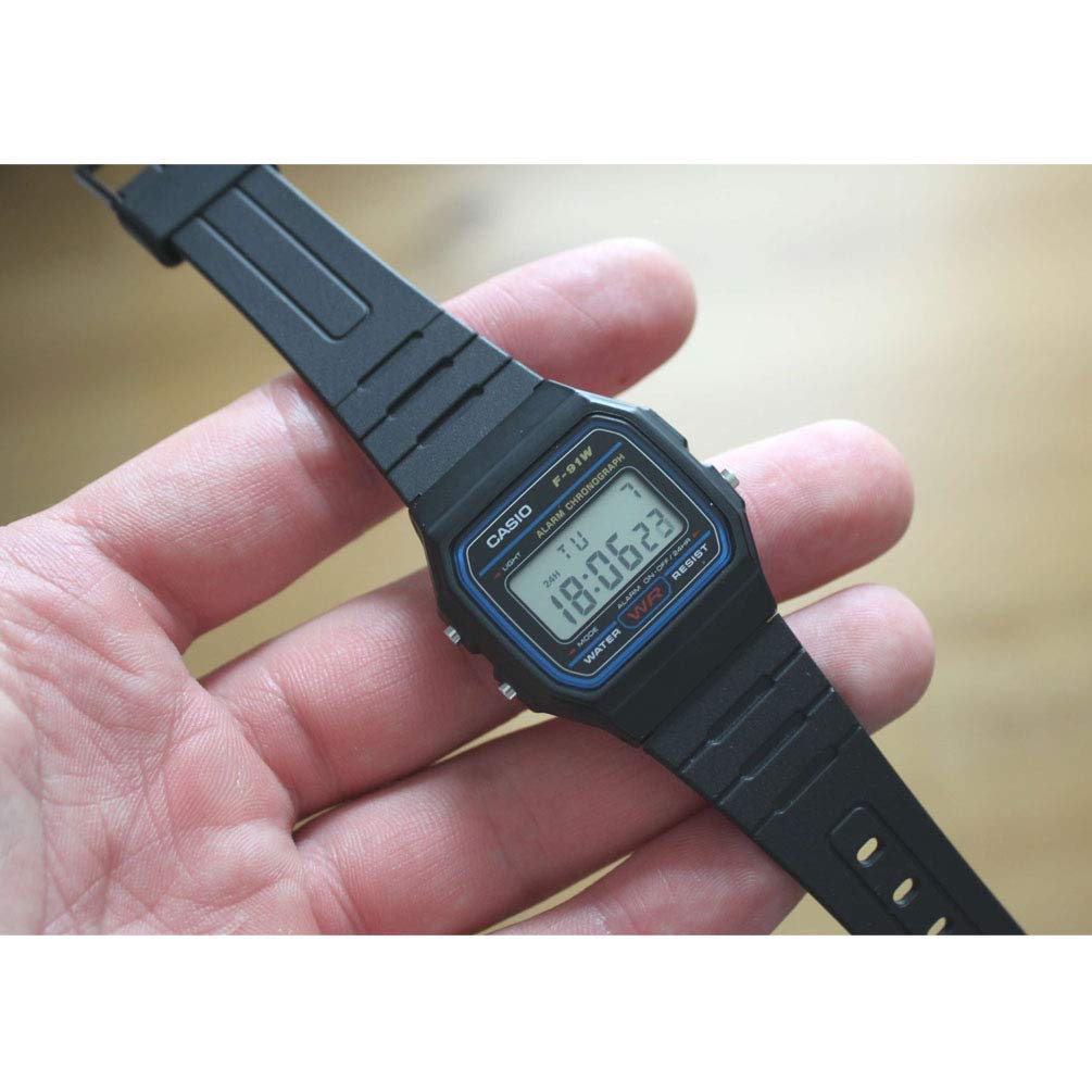 Casio Standard Digital Watch F-91W-1 [Parallel Import]