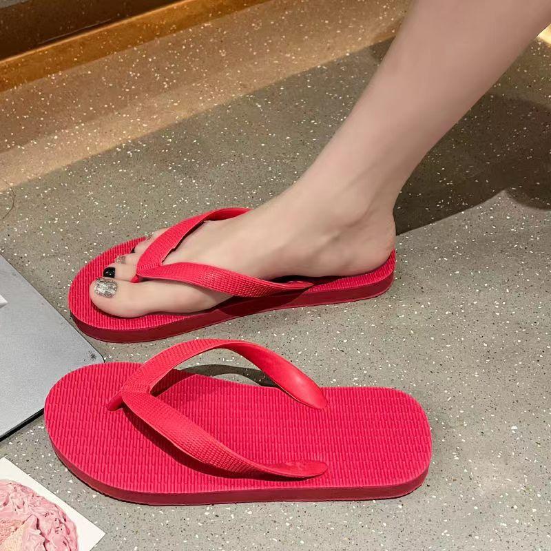 Rubber flip-flops summer classic casual new outdoor slippers non-slip beach indoor and outdoor