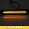 LED Side Marker Light 25952319 Front Turn Signal Lights Fender Sidemarker Lamps for Hummer H2 2003-2009 Black Lens Amber LED Light 1 Pair