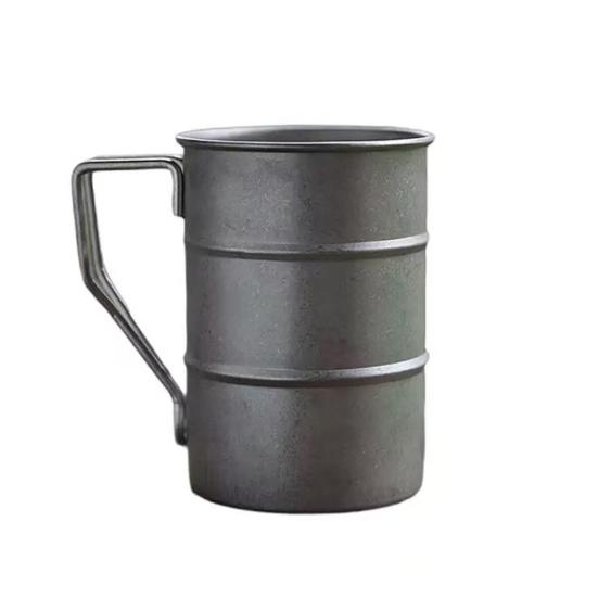 304 Stainless Steel Coffee Cup Portable Travel Mug Water Drinking Tea Tumbler Milk Cup Crafted Cocktail Glass for Work Outdoor School