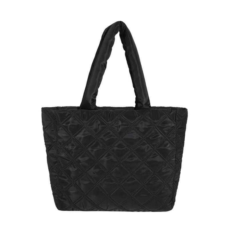 Chic Cotton Tote Bag For Women Versatile Casual Handheld And Shoulder Carrying Bag Stylish And Functional