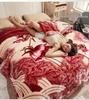 Winter Raschel Double-Layer Coral Fleece Blanket - Super Soft Wedding Gift