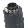 Silenciador de Filtro de Ar Automático Tubo de Admissão Preto para Aquecedor de Estacionamento de 25mm
