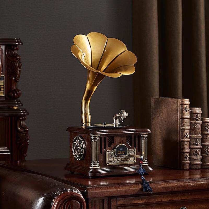 Outino Mini Phonograph Bluetooth Speaker