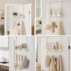 Adhesive Mounting Door Hanger Organizer No Drill Hanging Hook Rack  Entryway Organizer