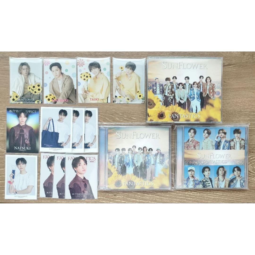 Used FANTASTICS SUNFLOWER DVD Photocard Trading Card Live Edition MV Edition