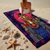 Pink Cat Man Horse Beach Towel, Super Soft Microfiber, Gift for Her/Him, Birthday, for Pool, Beach, Travel, Home Decor Fan gifts