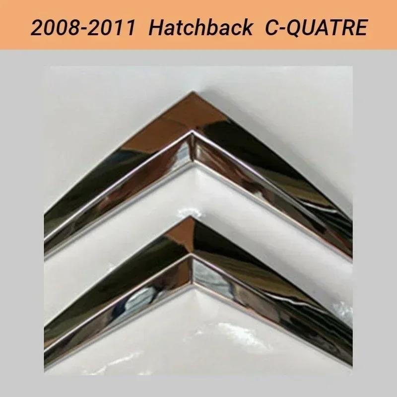 

For Citroën C4 C-QUATRE Sport ABS Chrome Emblem Badge OEM Style Front Rear Logo Replacement Accessories for 2008-2017 Models
