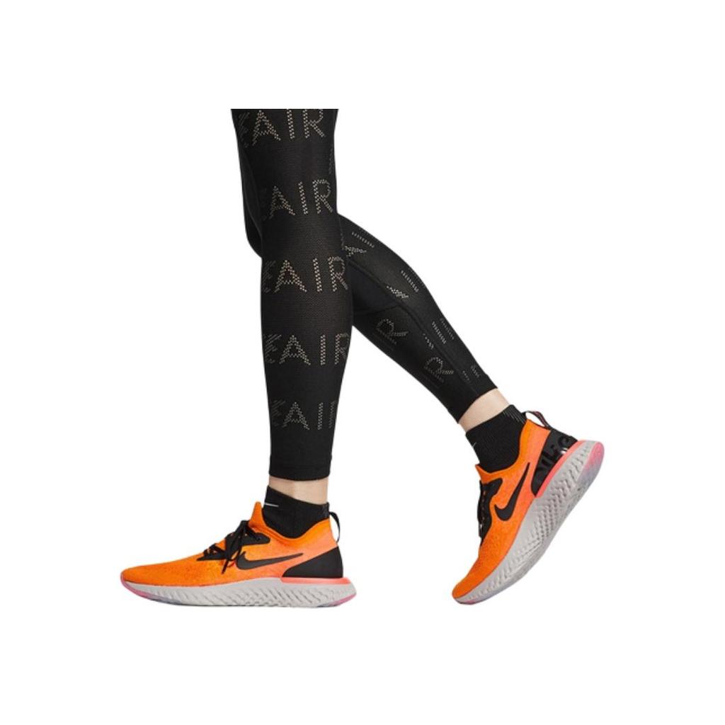 Nike Logo Print Running Training Fitness Pants Women Pants Black AQ5348-010