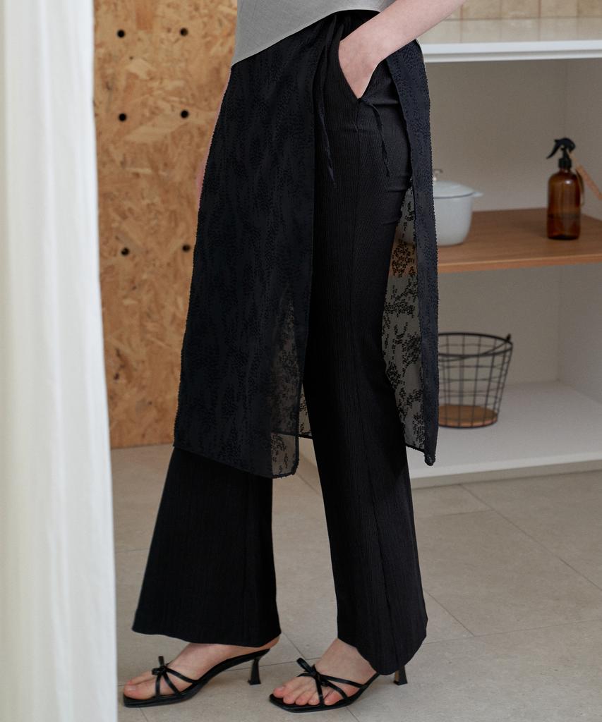 Peullobeu Sheering Wrap Skirt_4Colors