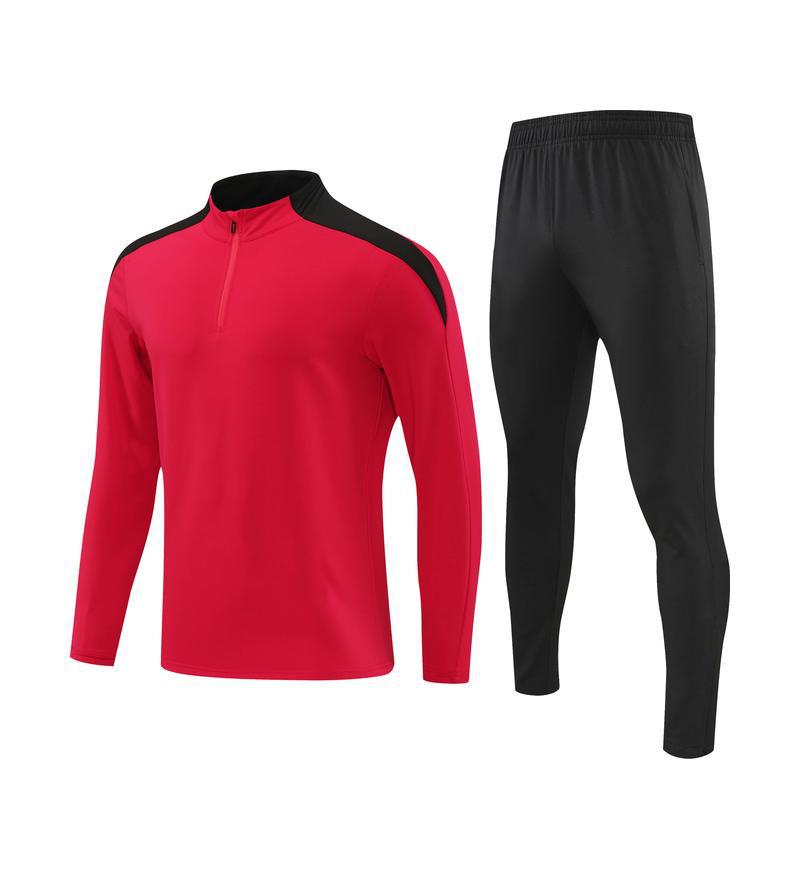 Unisex Long-Sleeve Football and Fitness Training Suit for Adults