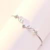 Women's High-End 'I Have You' Sterling Silver Reindeer Bracelet - Niche Design, Versatile Holiday Jewelry