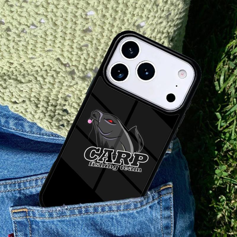 Carp Fishing Quotes Phone Case Cover for IPhone 11 12 13 14 15 16e 17 Pro Max Coque for IPhone 17 Air
