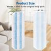 12 Inch Washable Mop Replacement Pad Microfiber Cloth for O-Cedar ProMist MAX Vileda Flat Mop Floor Cleaning