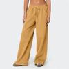 Pantaloni della tuta da donna a gamba dritta colorati a vita alta a gamba larga