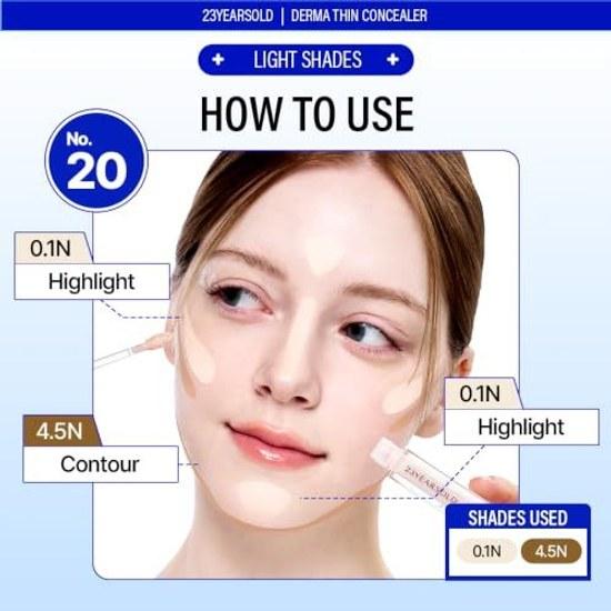 23YEARSOLD Derma Machine Concealer #1Y Glow Beige