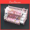 Mini Doll Toy Bed Play House Early Education Assembling Toys Princess Furniture
