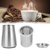 304 Stainless Steel Coffee Powder Filter Non-slip Base Coffee Powder Sieve  Coffee Brewing