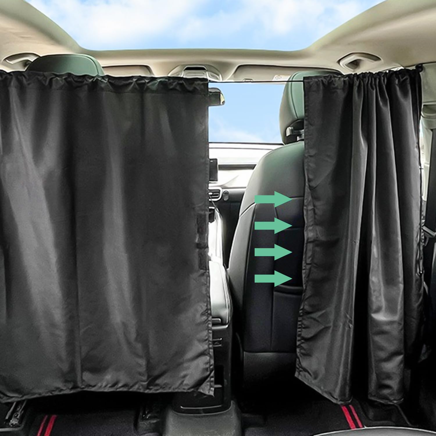 

Автомобильные шторки, Шторки для сна, 2 панели, Защита от УФ-лучей, Солнцезащита, Теплоизоляция, Маска для сна, Стираемые, 27.6 чёрный