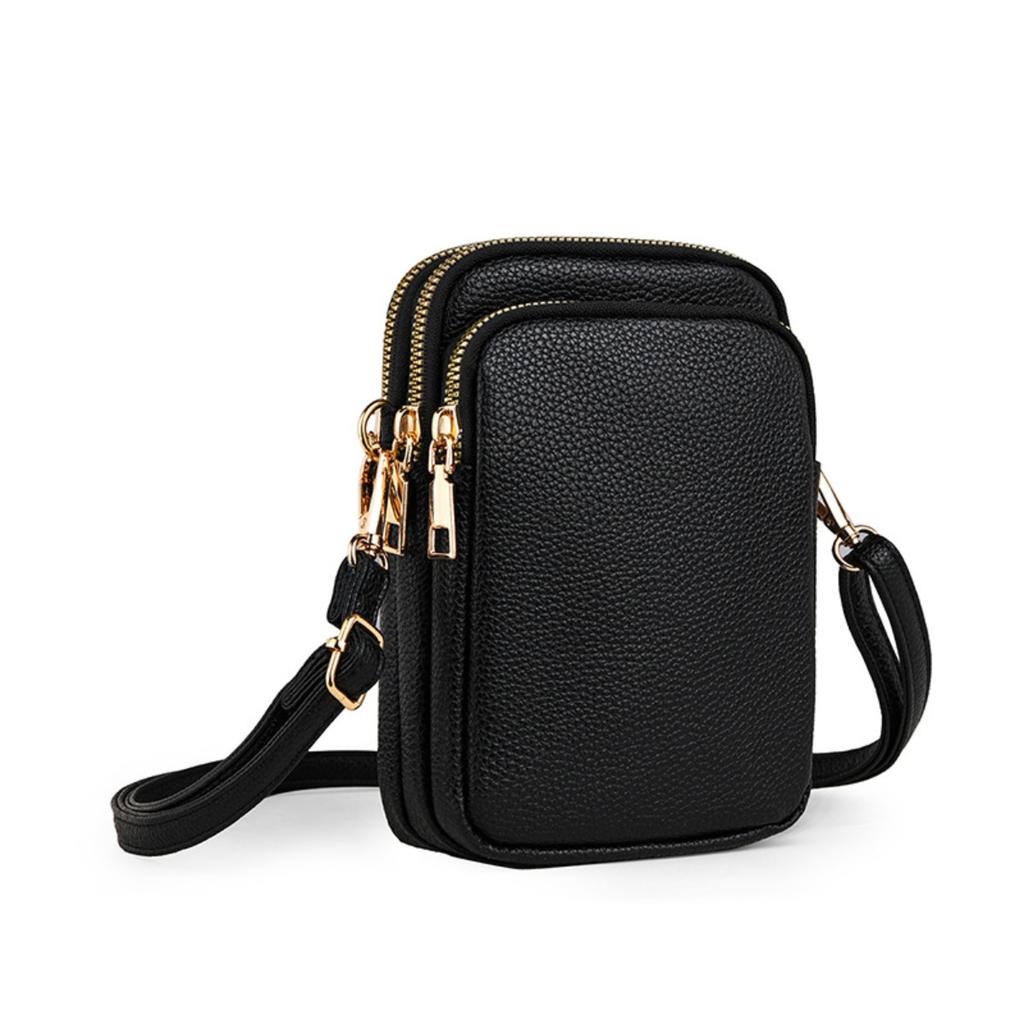 Soft Leather, Mobile Wallet, Women's Phone Bag, Shoulder Bag, Crossbody Bag