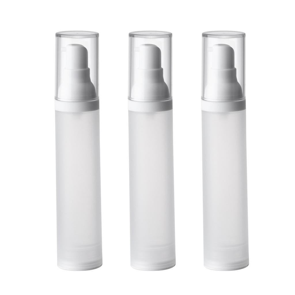 3Pcs 50Ml Frosted Plastic Lotion Bottles Storage Containers Leakproof Emulsion Bottle Empty Bottle for Travel Skincare
