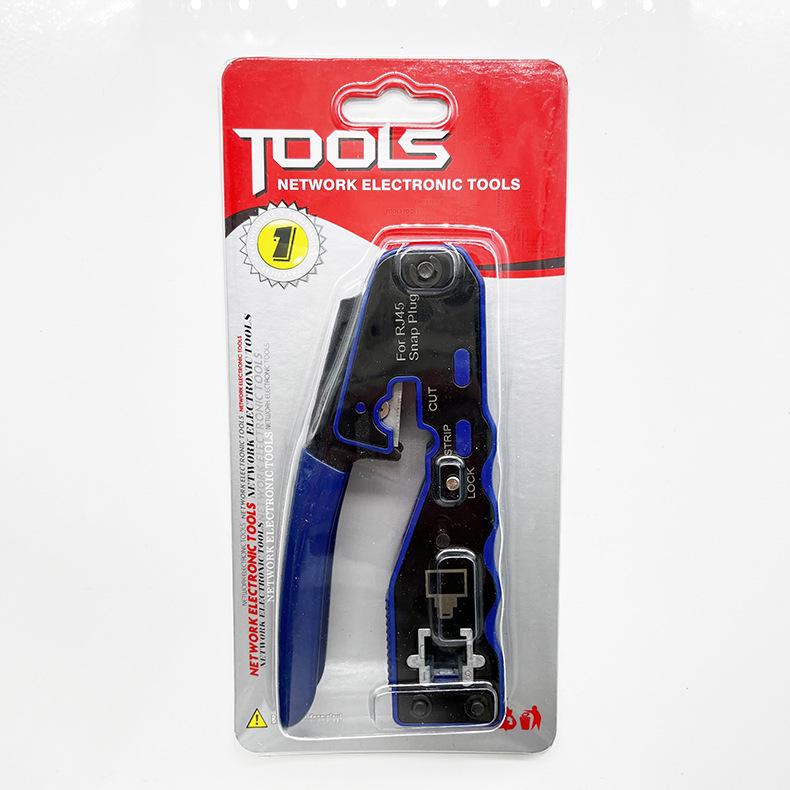 

Профессиональные многофункциональные плоскогубцы для сетевого кабеля с обжимом кристальной головки 8P, стриппером и кусачками