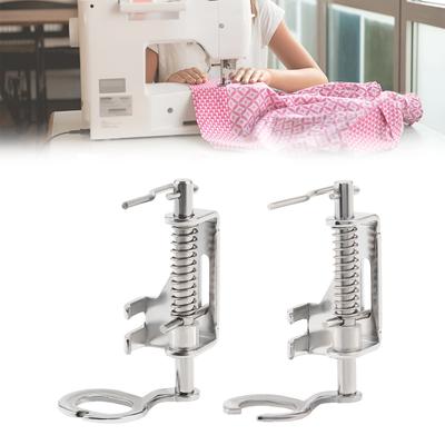 2pcs Open Toe and Large Metal Free Motion Quilting Darning Presser Foot Set for Low Shank Sewing Machines