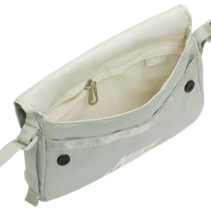 Nike Polyester Shoulder Bag, Crossbody Bag Regular Unisex Mint Green Casual CW9300-017