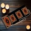 Luxurious Persians Style Tarot Card Storage Bag Stable Linen Handmade Tarot Wallet For Occults Practitioners
