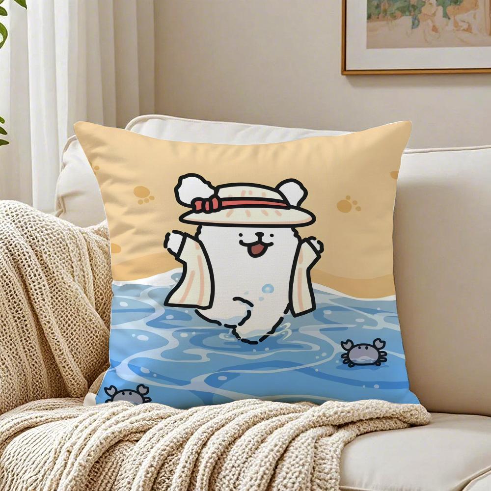 moonlab studio Art Cartoon Cute Dog Cushion Cover Pillowcase Antidustmite living Room Sofa Decor Cushion Room