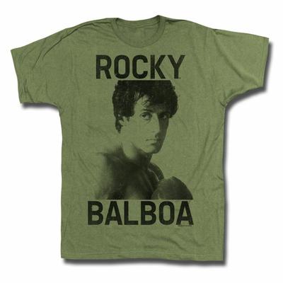 Rocky Balboa Military Green T-Shirt